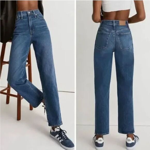 NEW Madewell Perfect Vintage Straight Jean in Mayfield‎ Wash, NG251, 23 - Picture 1 of 15